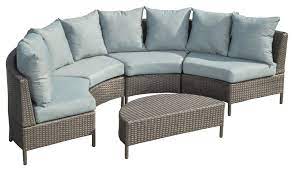 Venice - Outdoor Wicker Sectional Sofa Set - 5 pieces
